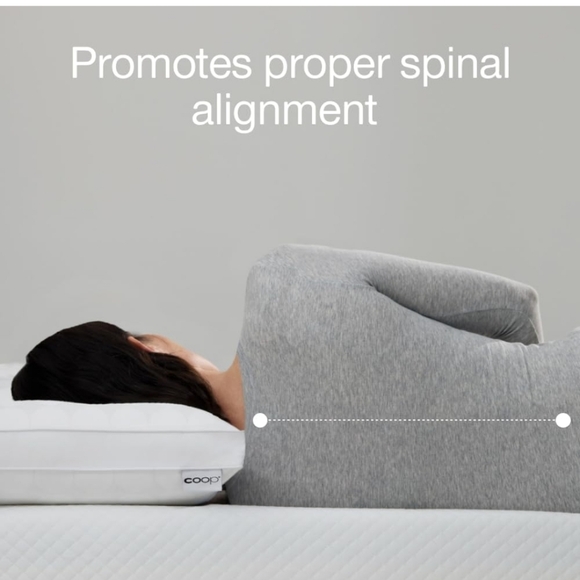 Coop Home Goods Essence Cooling Down Alternative Pillows Set of 2, Queen Size - Picture 4 of 15